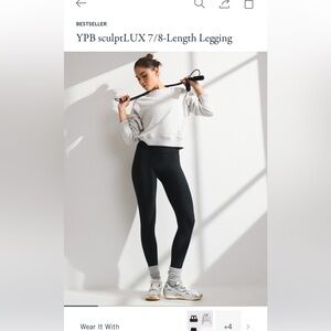 Abercrombie & Fitch Black 7/8-Length Leggings